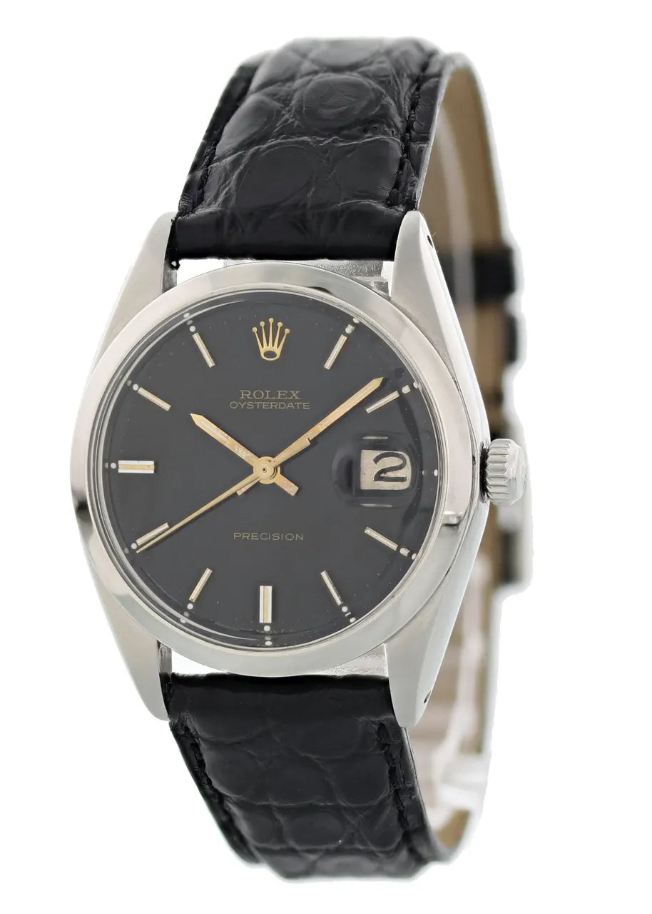 Rolex Oysterdate Black Dial