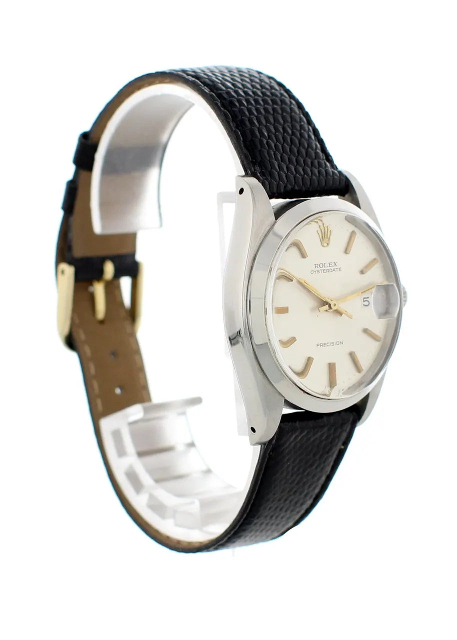 Rolex Silver Oysterdate Vintage - Hình 4
