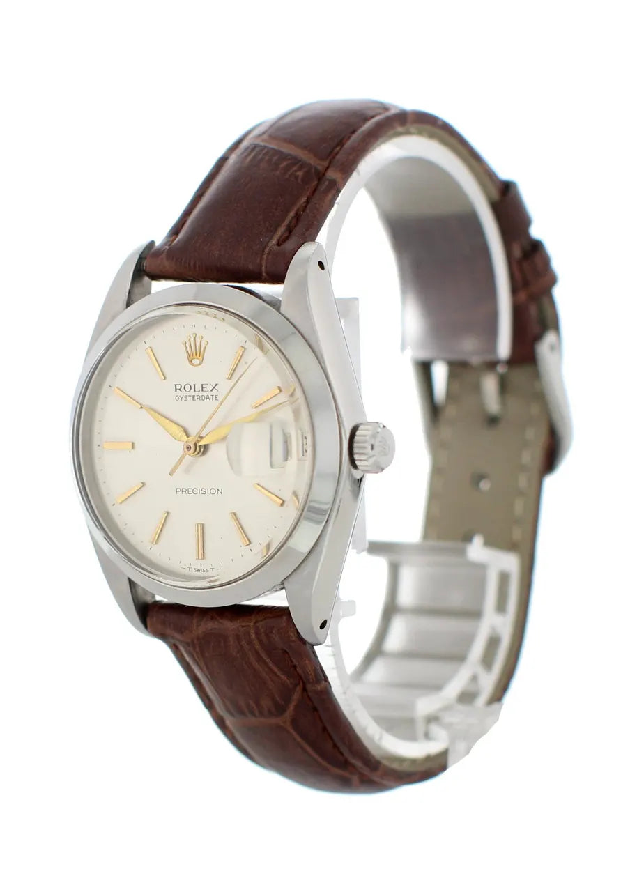 Rolex Oysterdate Precision silver