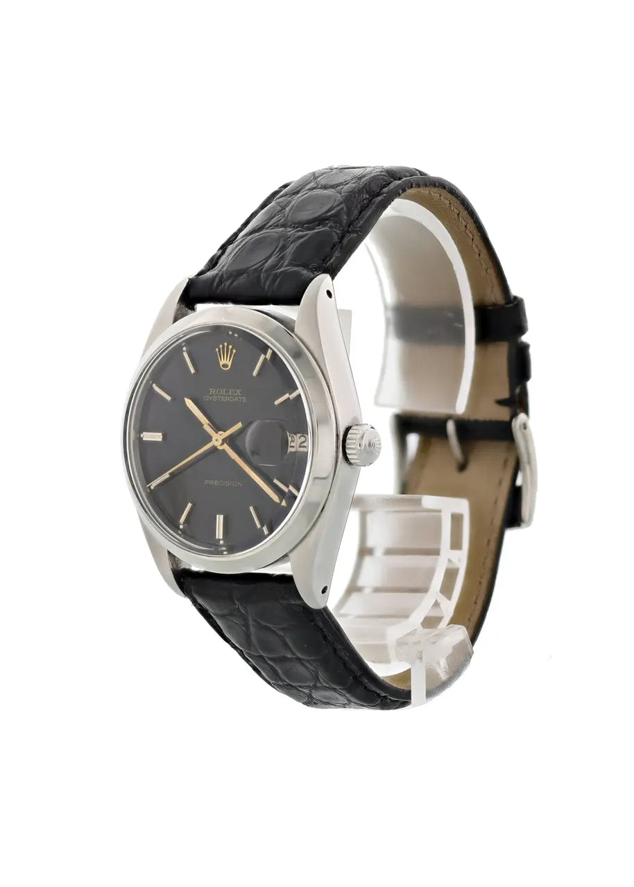 Rolex Oysterdate Black Dial - Hình 2