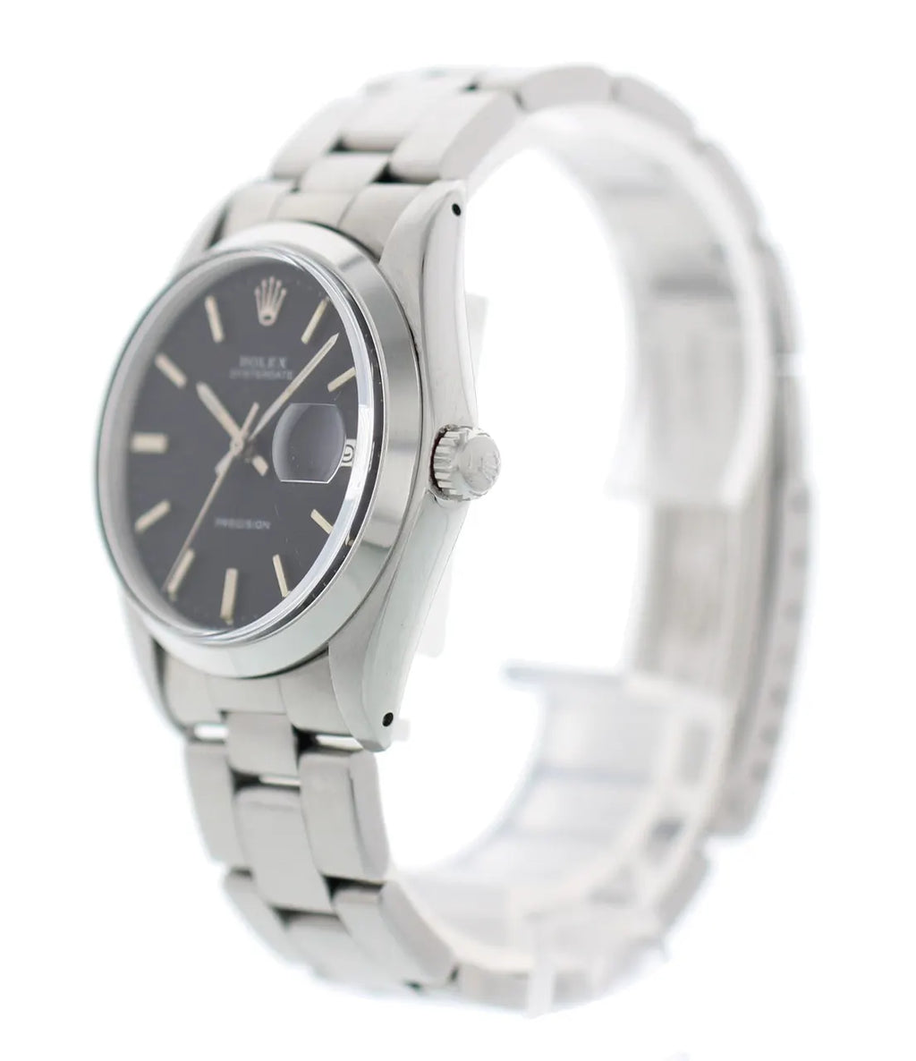 oysterdate Rolex Black Dial Precision - Hình 3