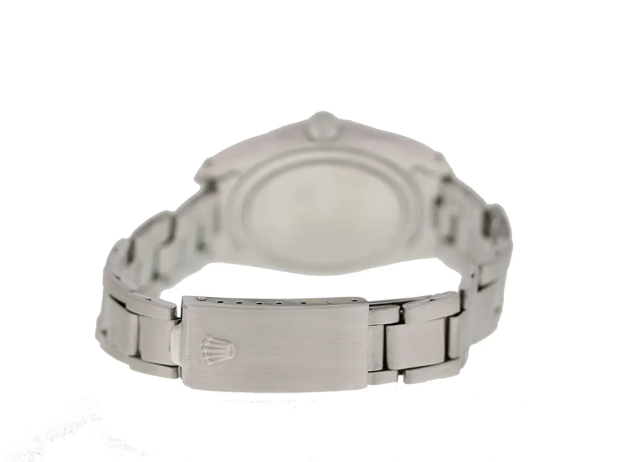 vintage Rolex Oysterdate Black Dial - Hình 5