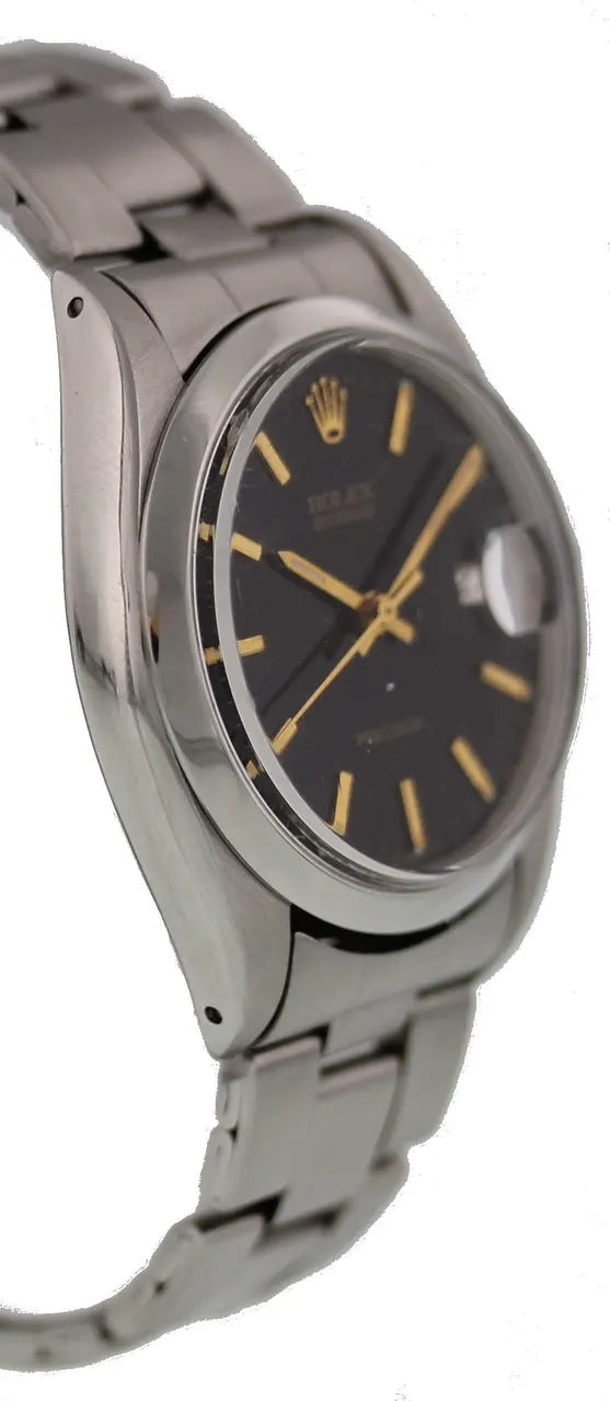 vintage Rolex Oysterdate Black Dial - Hình 4