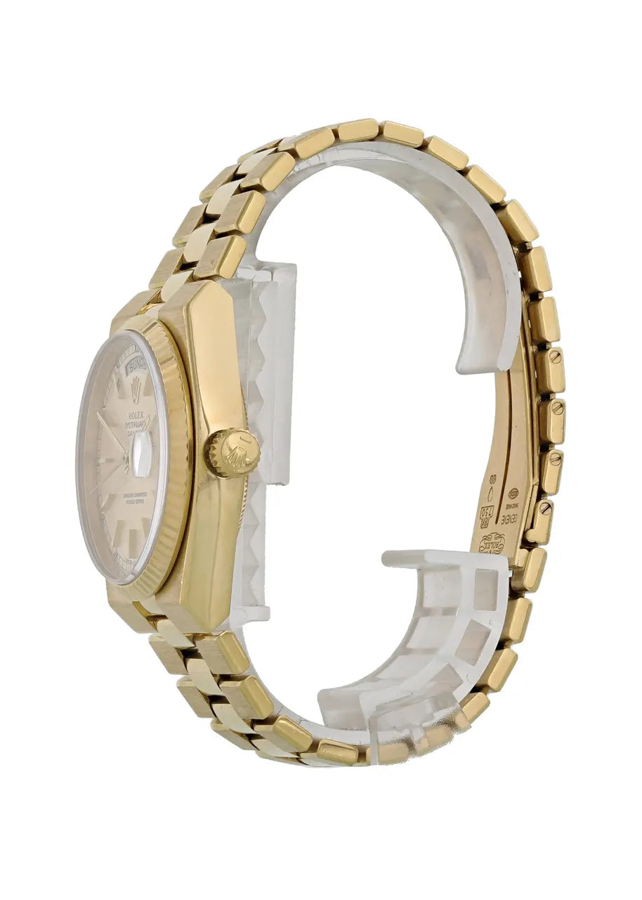oysterquartz Rolex Gold Champagne Dial - Hình 3