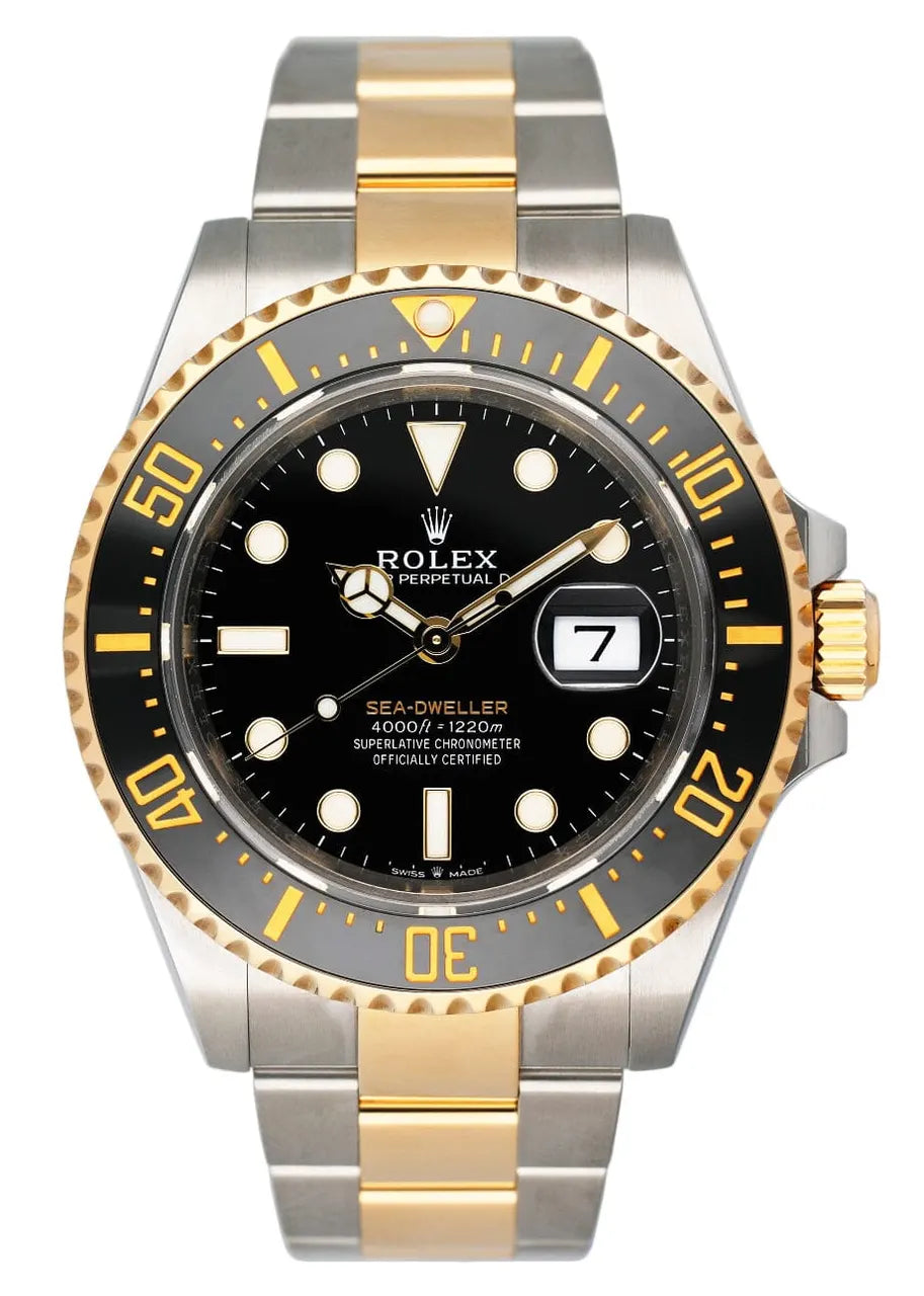 black Rolex Sea-Dweller Two-Tone