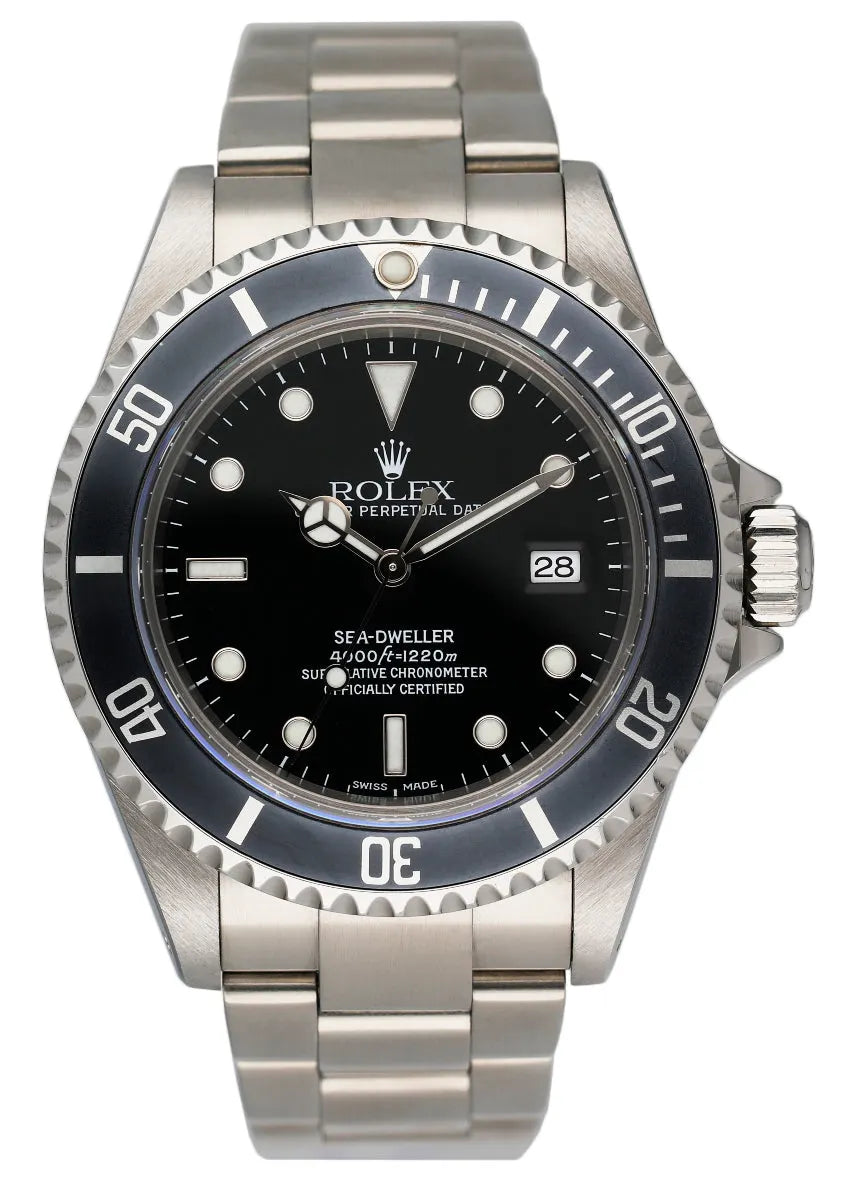 stainless Rolex Sea-Dweller Black Dial
