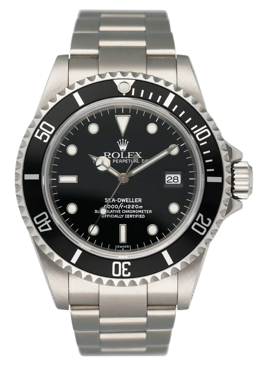 stainless Rolex Sea-Dweller Black Dial