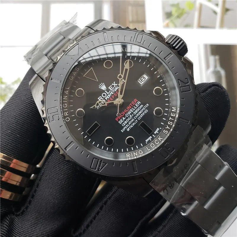 Rolex Black DLC Watch - Hình 7