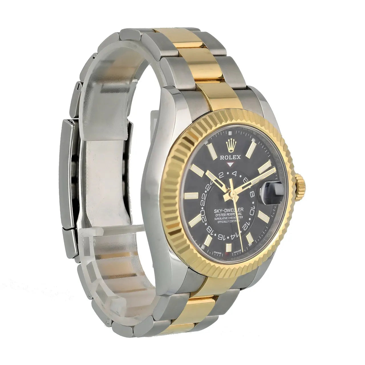 Rolex Two-Tone Sky-Dweller Black - Hình 8