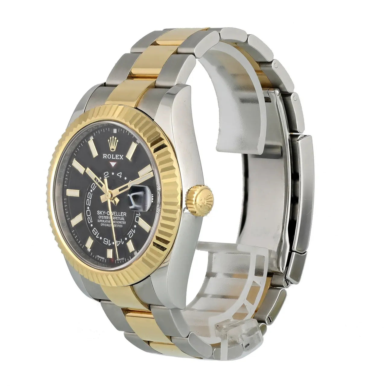 Rolex Two-Tone Sky-Dweller Black - Hình 5