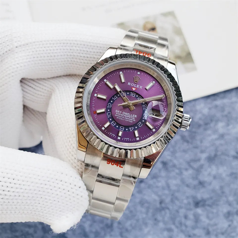 Rolex Sky-Dweller Purple Dial - Hình 6