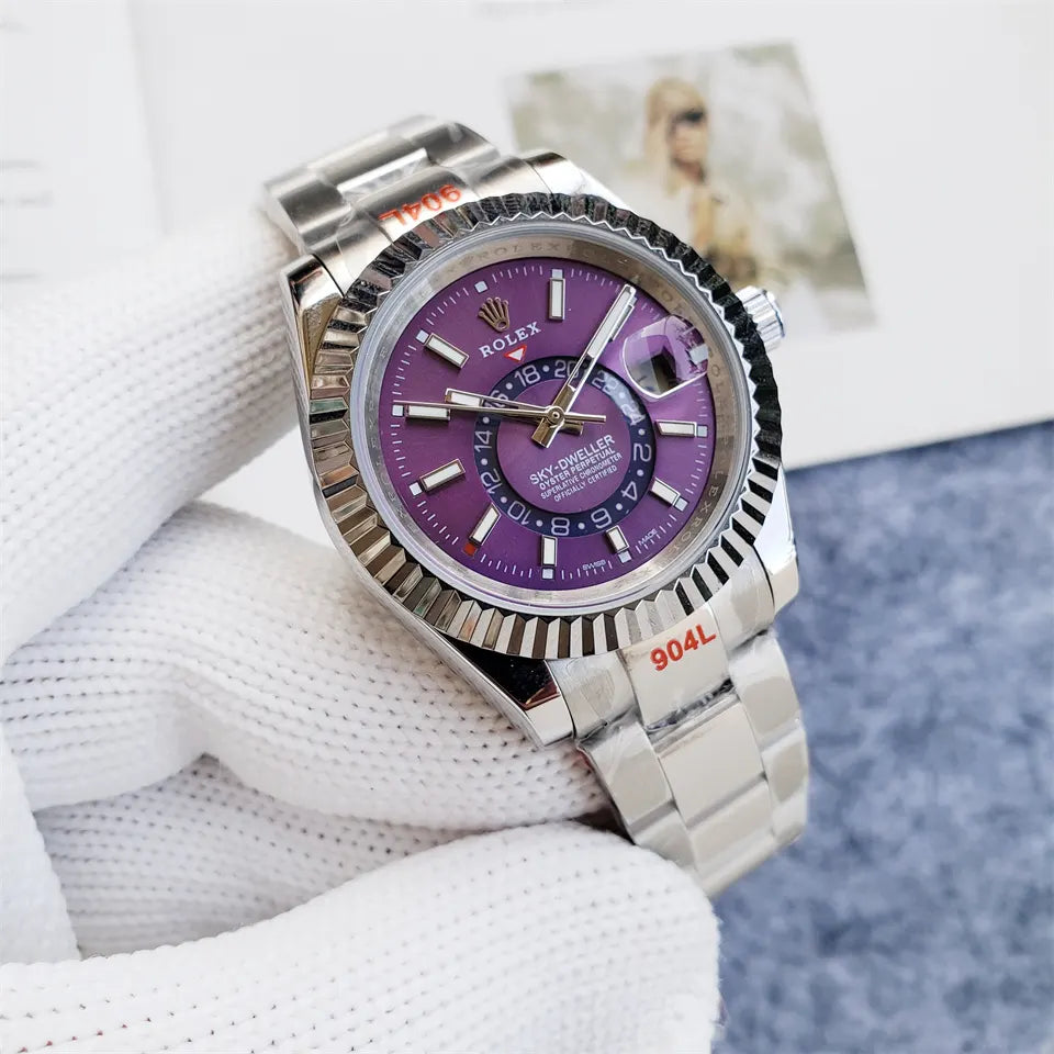 Rolex Sky-Dweller Purple Dial - Hình 8