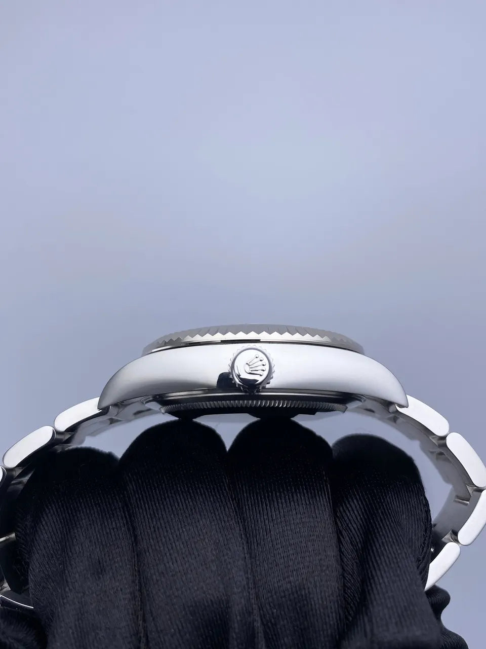 Rolex White Dial Steel Sky-Dweller - Hình 5