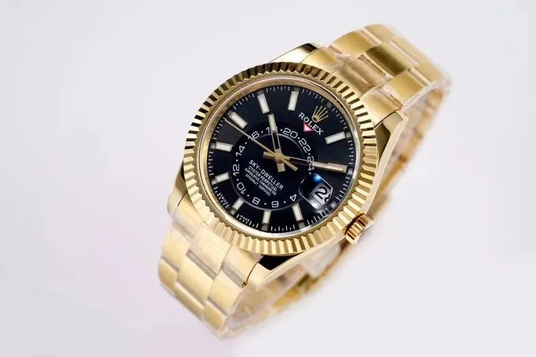 Rolex Gold Black Sky-Dweller - Hình 5