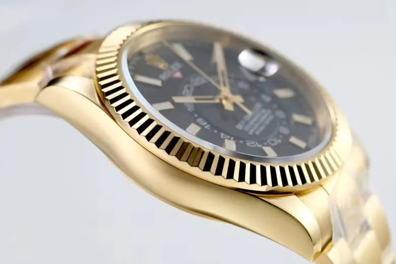 Rolex Gold Black Sky-Dweller - Hình 3