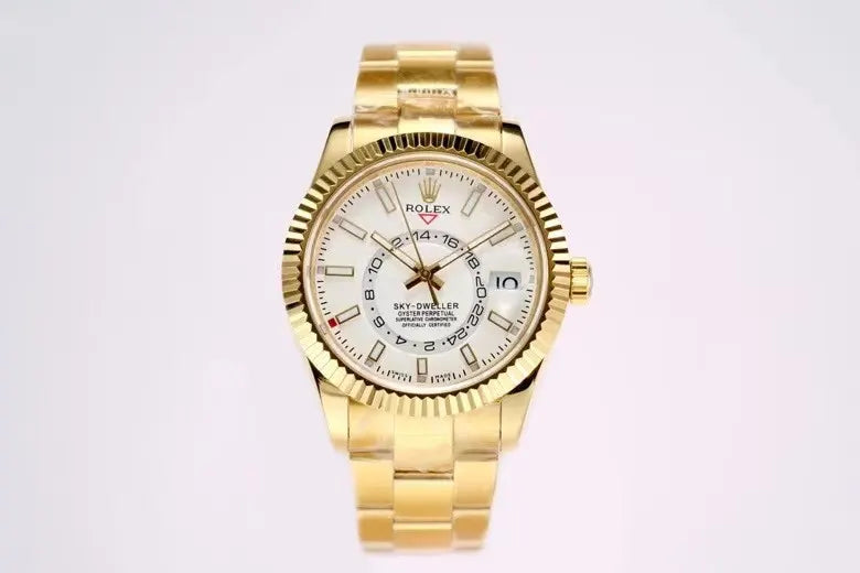 Rolex Sky-Dweller Gold White Dial