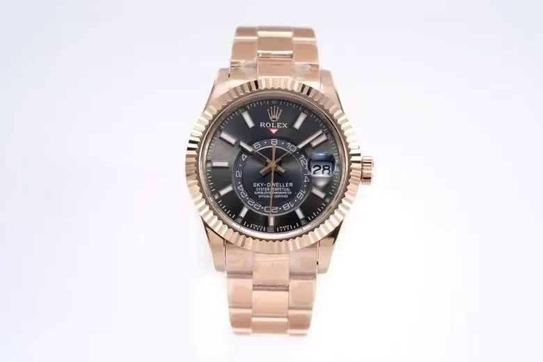 Rolex Rose Gold Grey - Hình 3