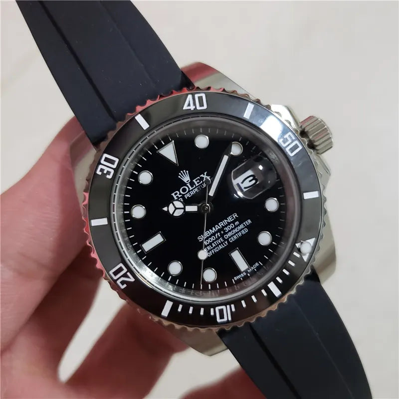 Rolex Submariner Black Rubber - Hình 12
