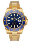 Rolex Gold Blue Submariner