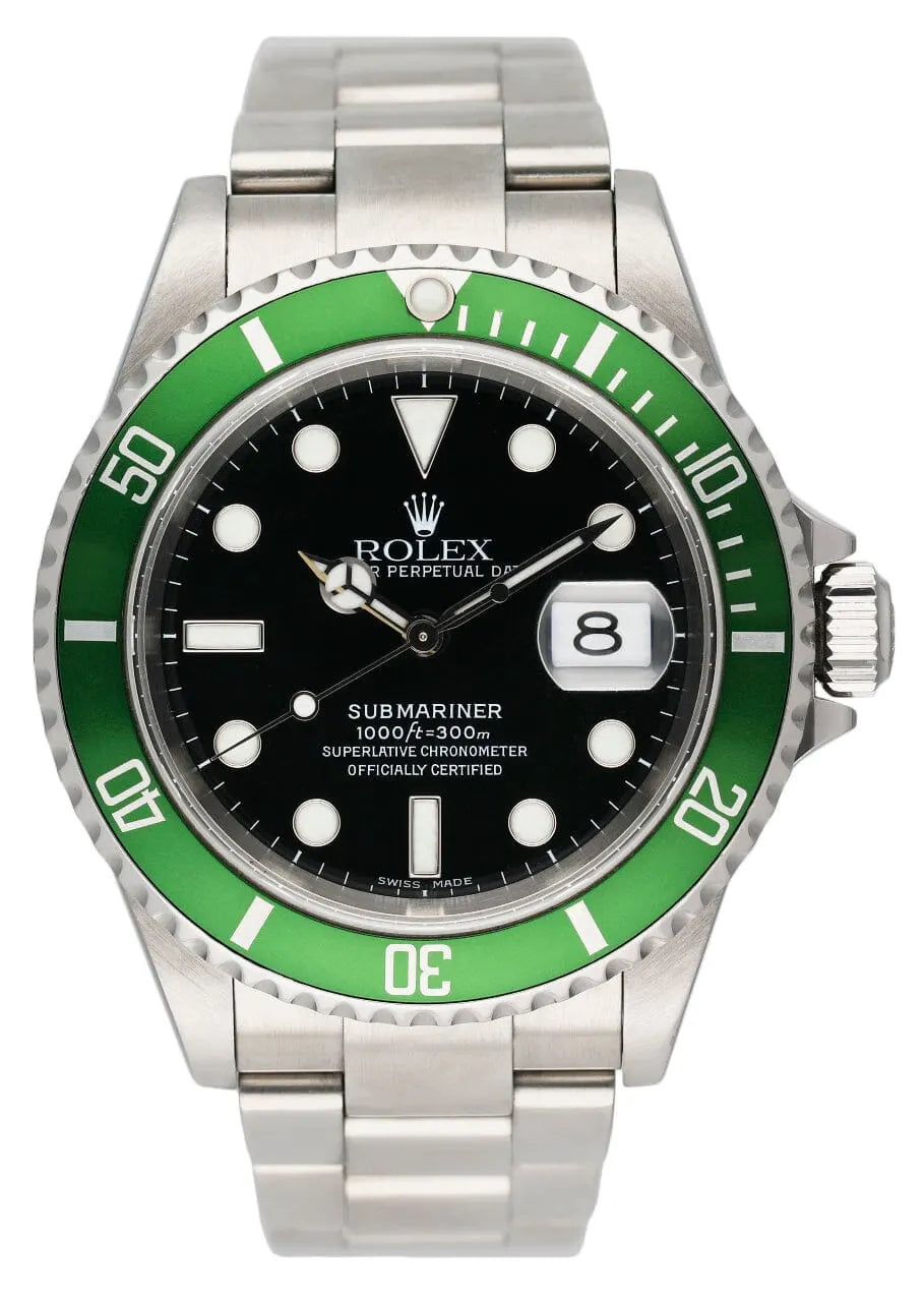 Rolex Green Bezel Submariner stainless