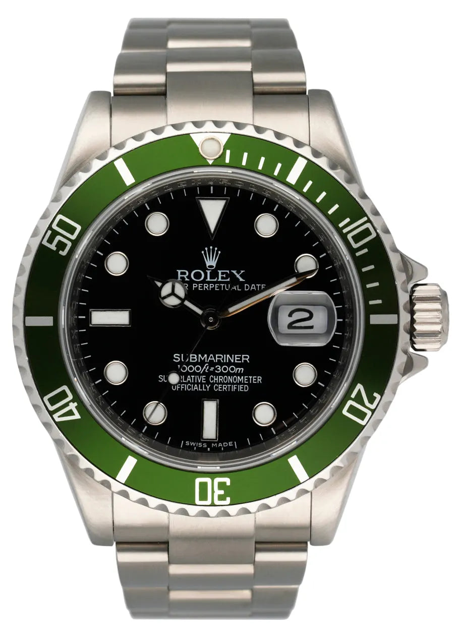 Rolex Green Bezel Black Dial
