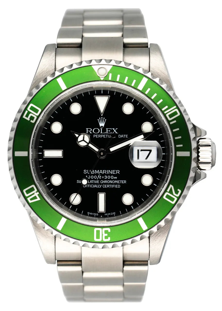 Rolex Green Bezel Watch