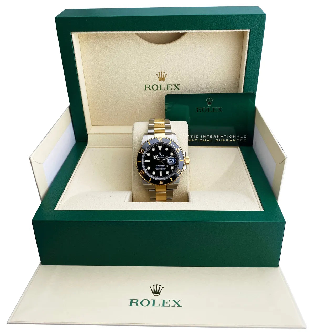 Rolex Two-Tone Submariner Black - Hình 2