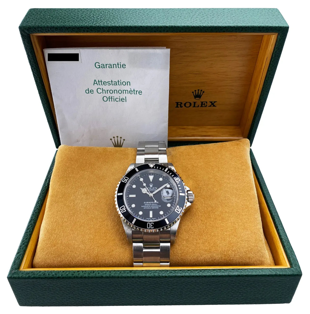 Rolex Black Bezel Watch – Rolex Submariner Date – Stainless Steel