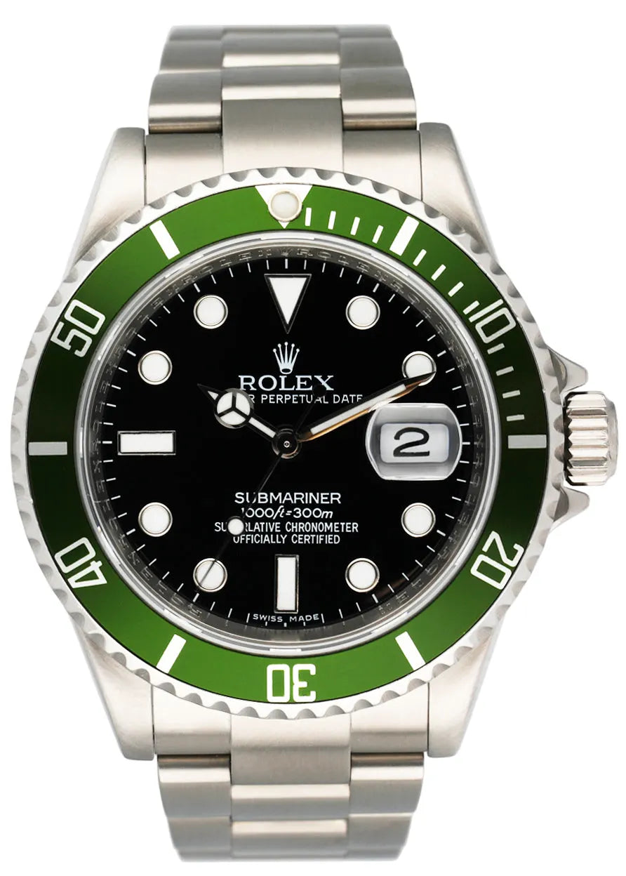 Rolex Green Bezel Submariner stainless