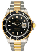 black dial Rolex Submariner Two-Tone