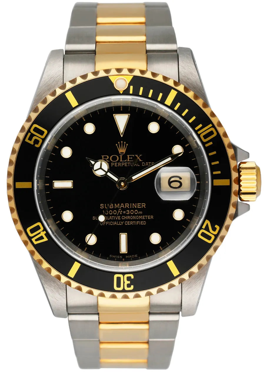 submariner Rolex Two-Tone Gold Bezel – Rolex Submariner Two-Tone