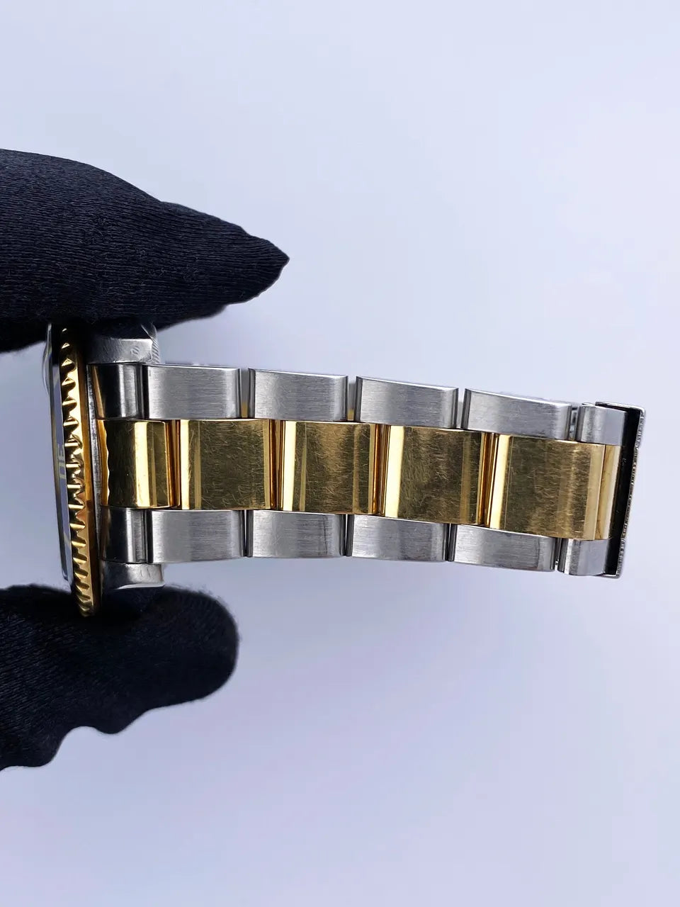 submariner Rolex Gold Dial Blue Bezel - Hình 7