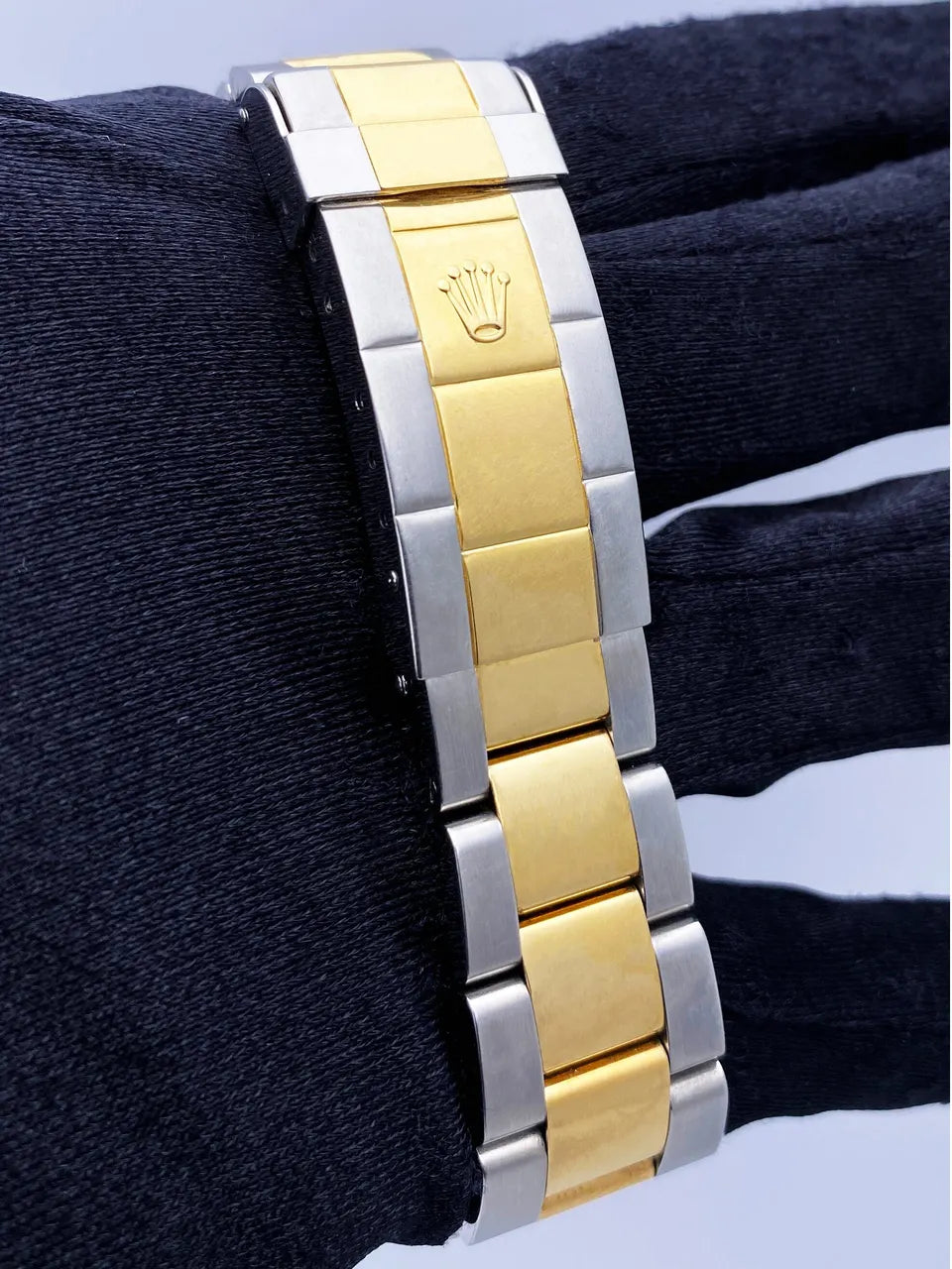 submariner Rolex Gold Dial Blue Bezel - Hình 5