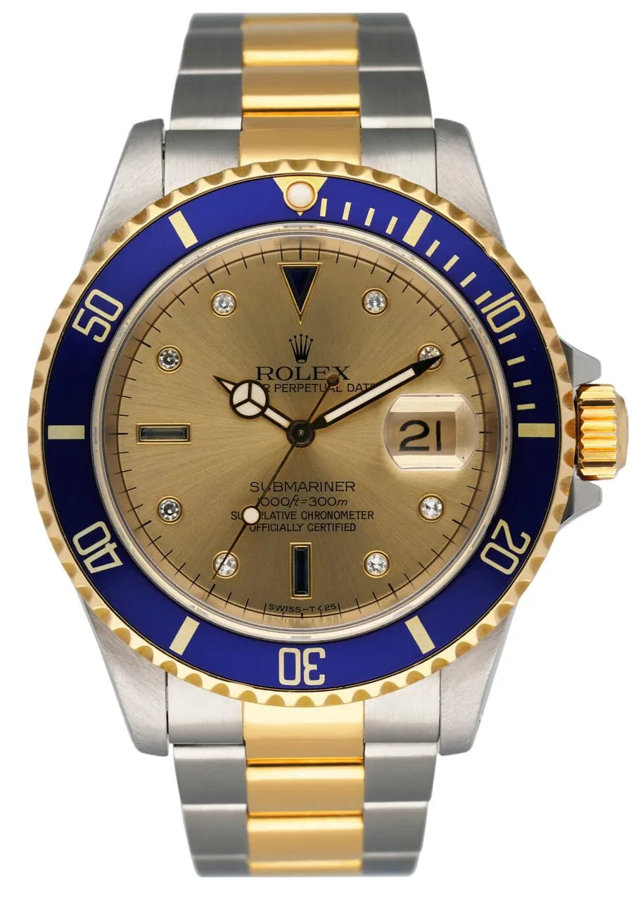 Rolex Gold Diamond Submariner - Hình 11