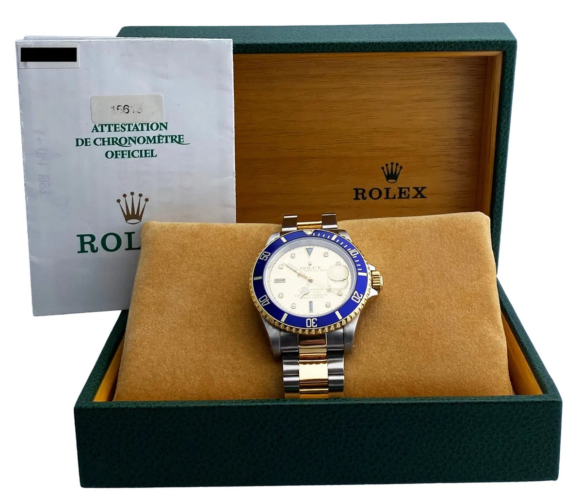 Rolex Gold Diamond Submariner - Hình 2