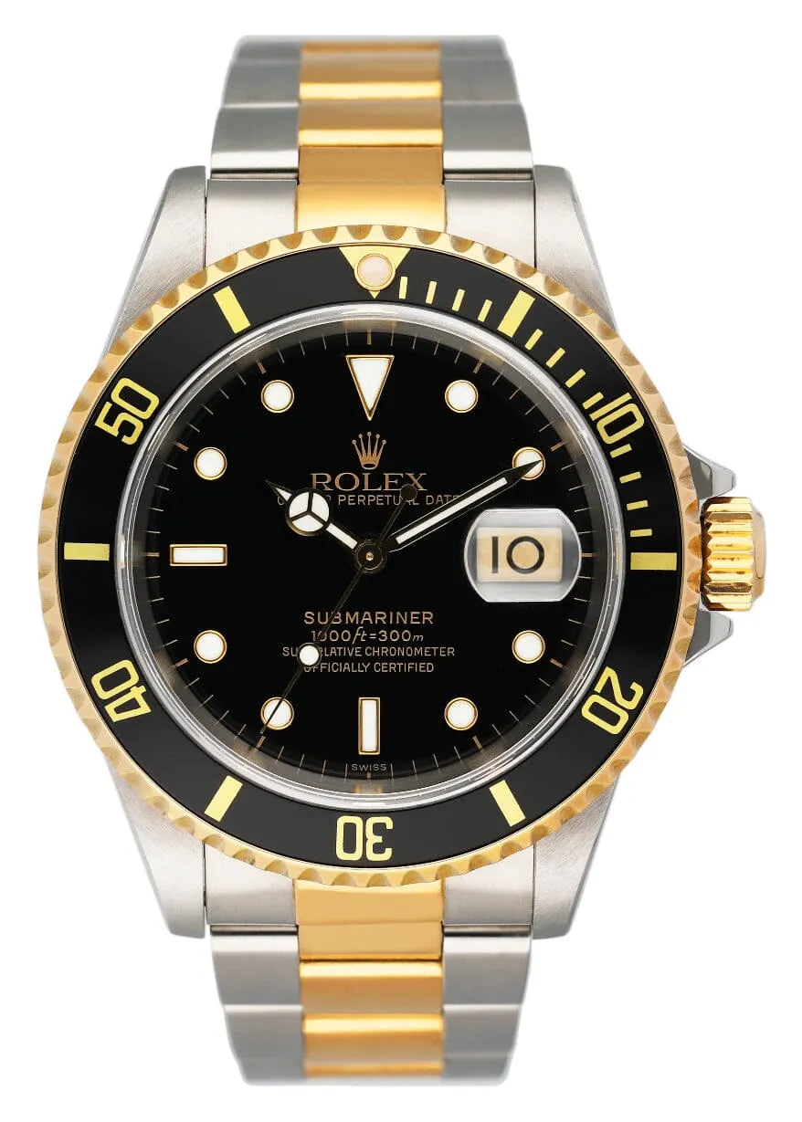 black Rolex Two-Tone Submariner