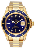 Rolex Blue Dial Gold