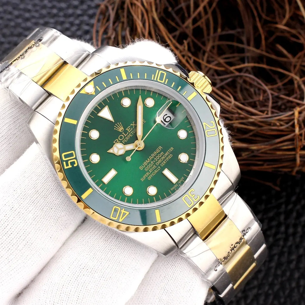 Rolex Submariner Gold Black Dial - Hình 3