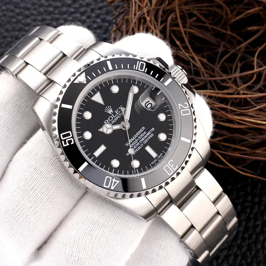 Rolex Submariner Gold Black Dial - Hình 10
