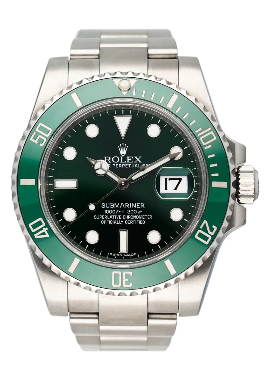 Rolex Green Bezel Submariner stainless