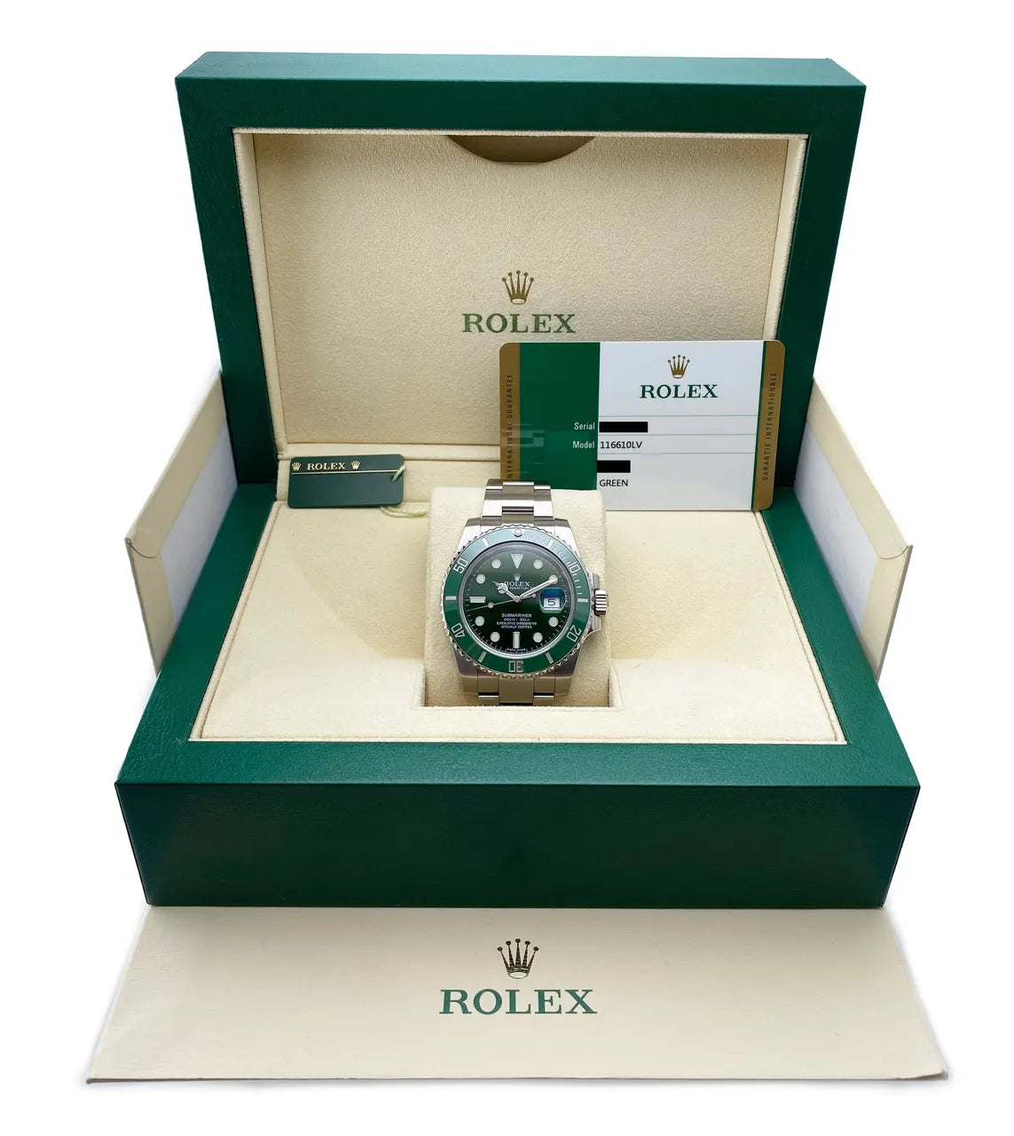 Rolex Green Bezel Submariner stainless