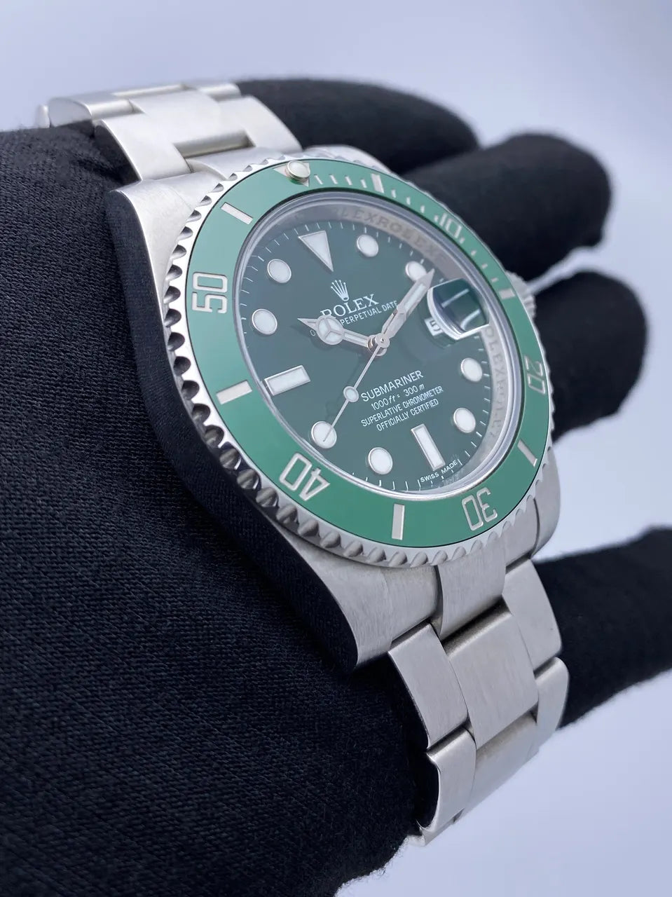 Rolex Green Bezel Submariner stainless - Hình 2