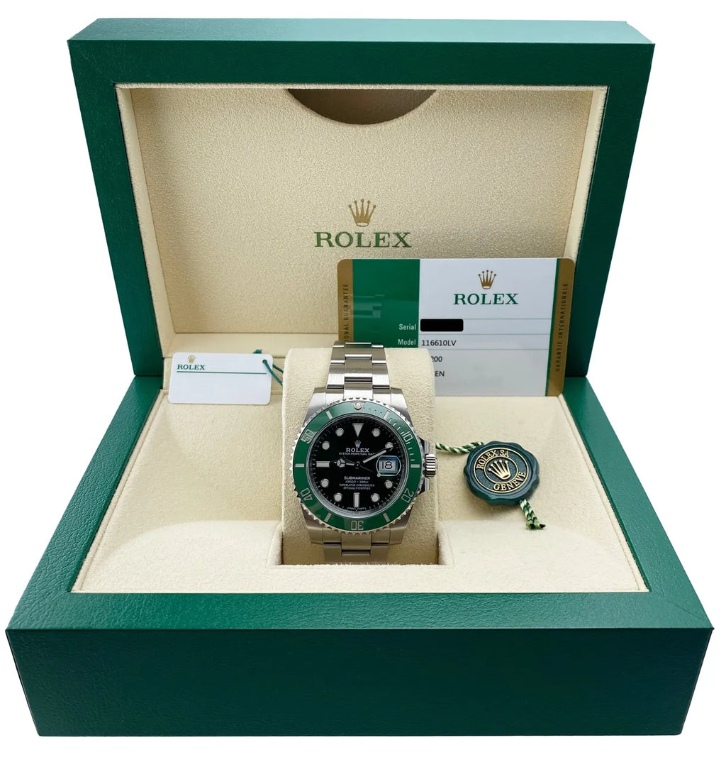 Rolex Green Bezel Watch - Hình 2
