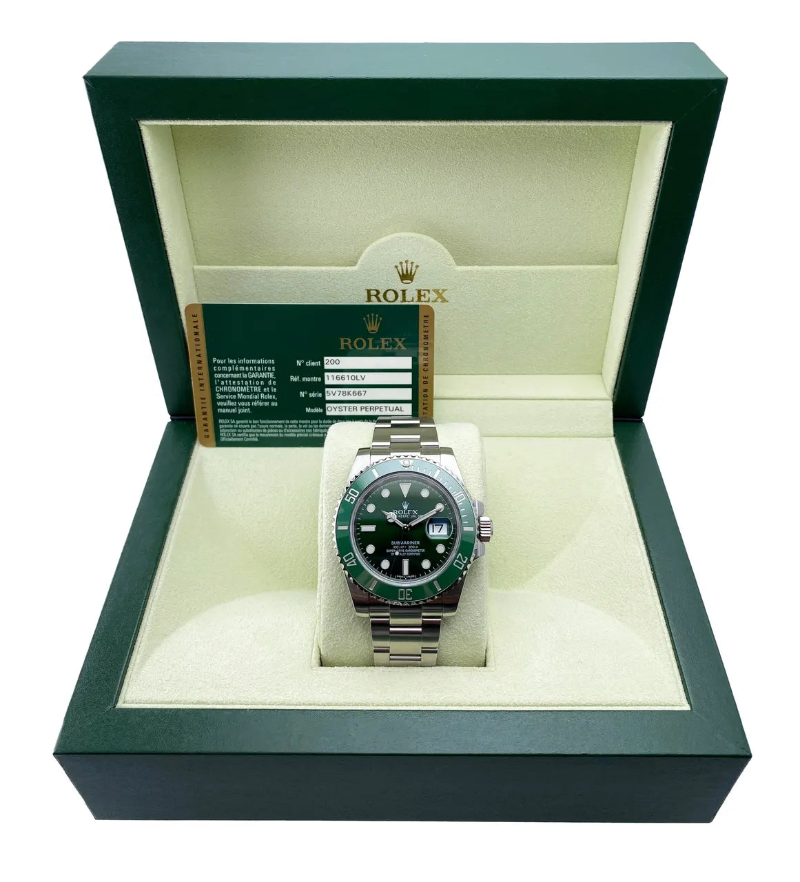 Rolex Green Bezel Submariner stainless - Hình 2