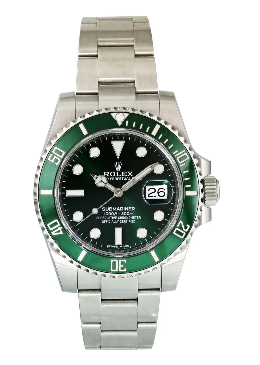 stainless Rolex Green Bezel Submariner