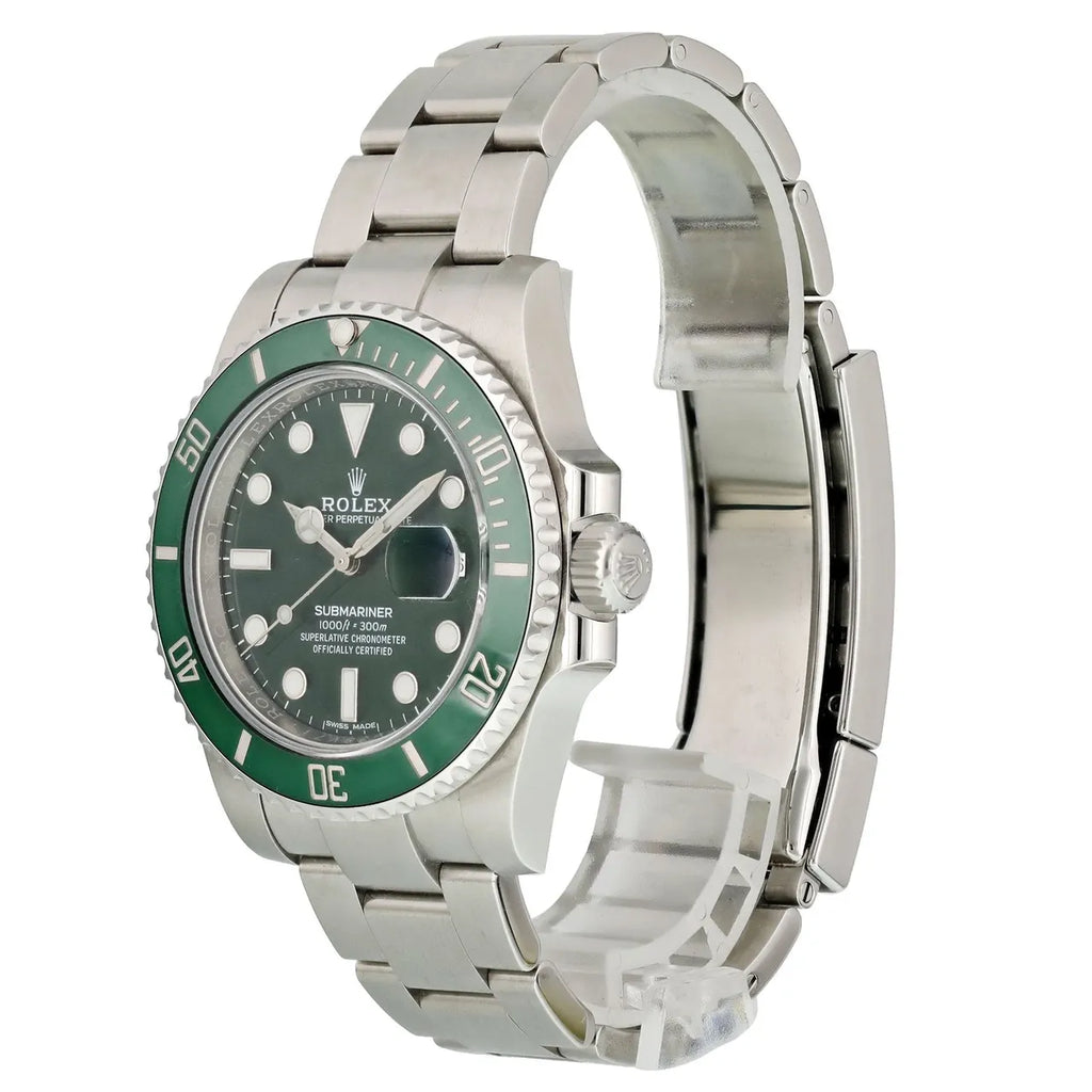 stainless Rolex Green Bezel Submariner - Hình 2