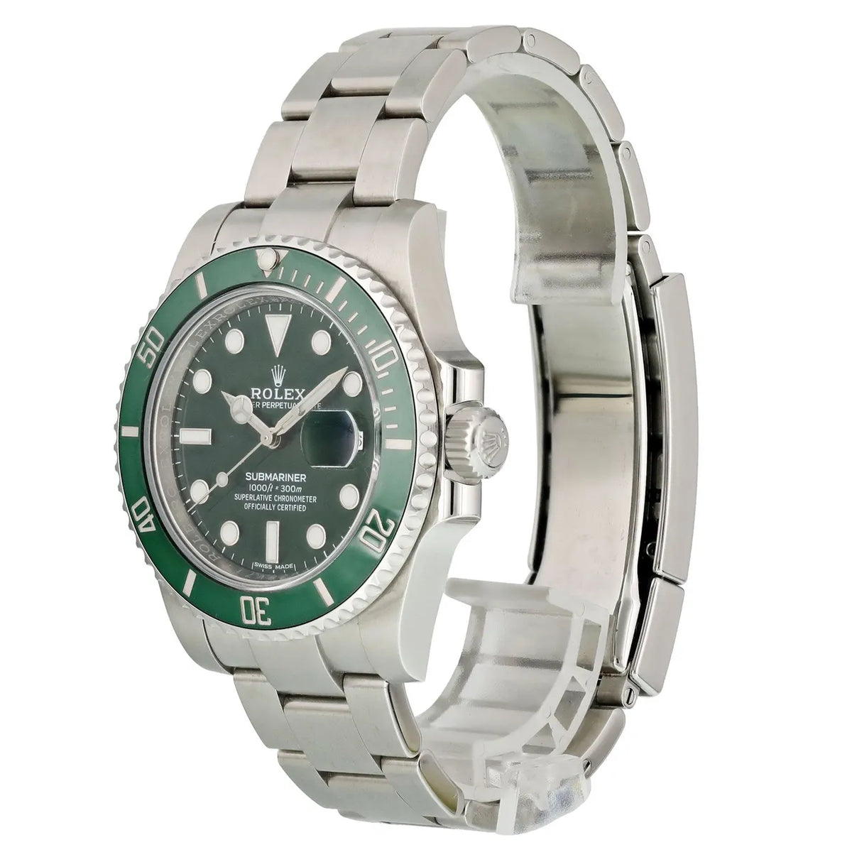 stainless Rolex Green Bezel Submariner - Hình 2
