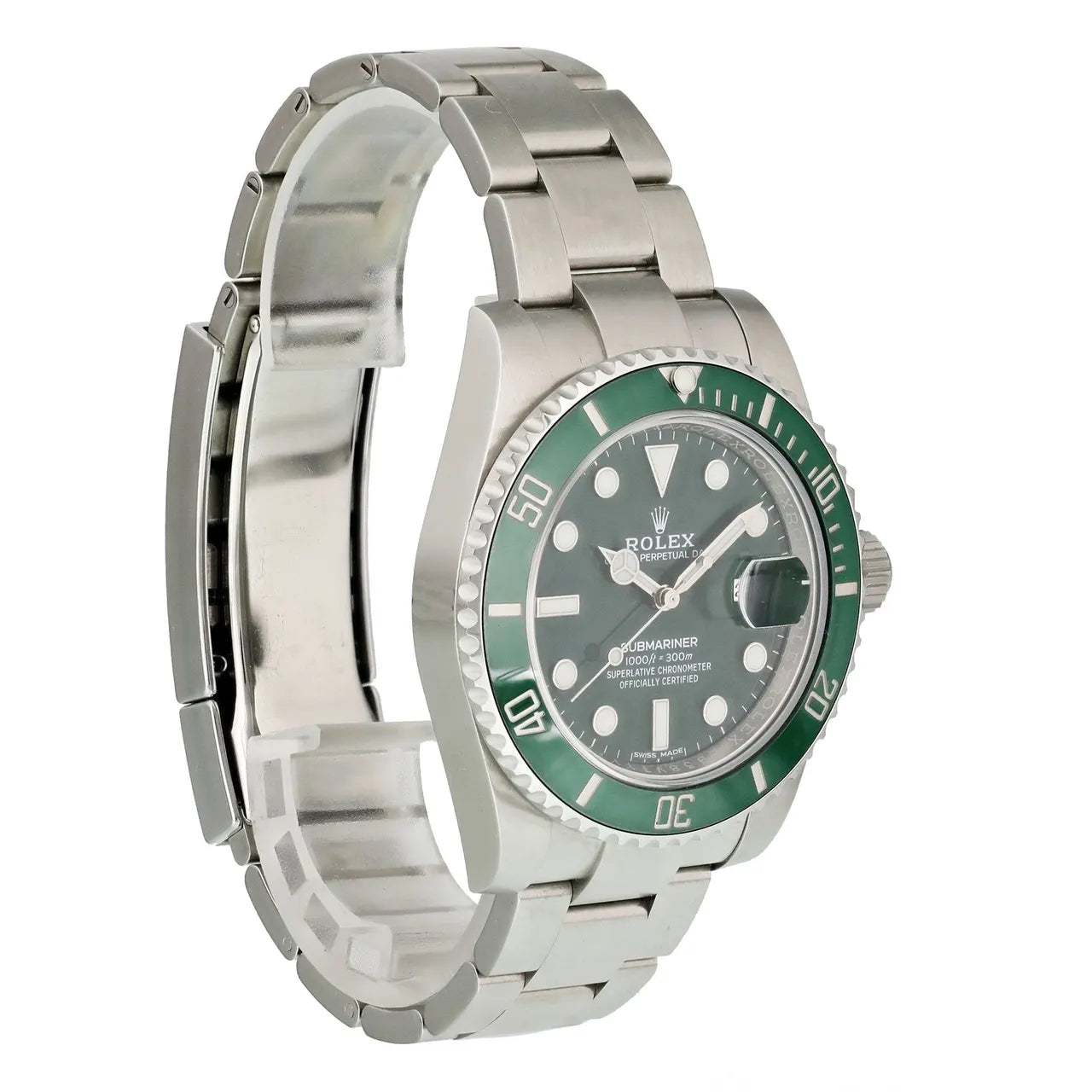 stainless Rolex Green Bezel Submariner - Hình 3