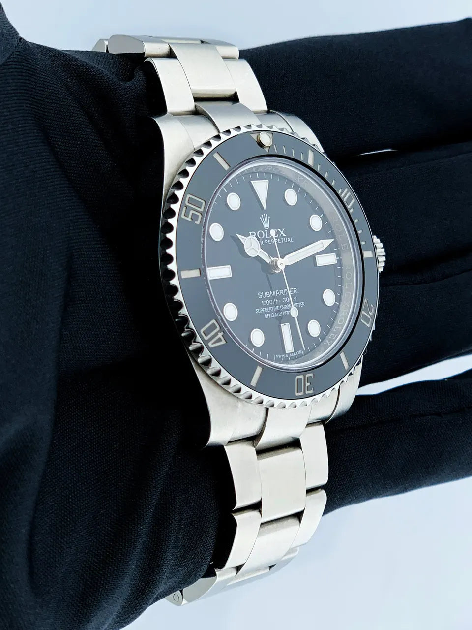 stainless Rolex Black Ceramic Submariner - Hình 2