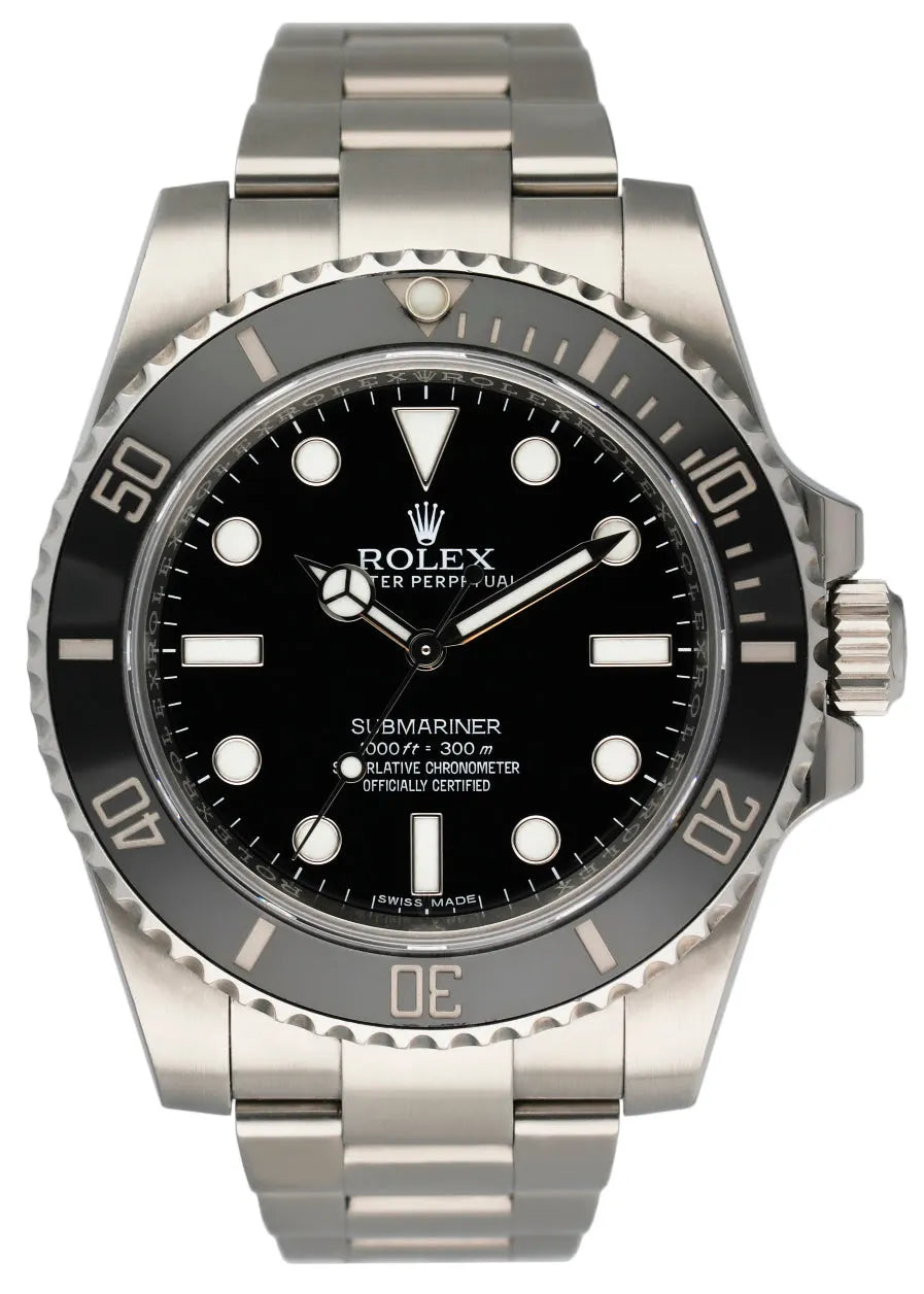 stainless Rolex Black Ceramic Submariner